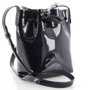 Mansur Gavriel Bucket Bag Patent Mini Mini